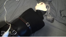 Zentai tights + silk stockings + multi layer breathless

